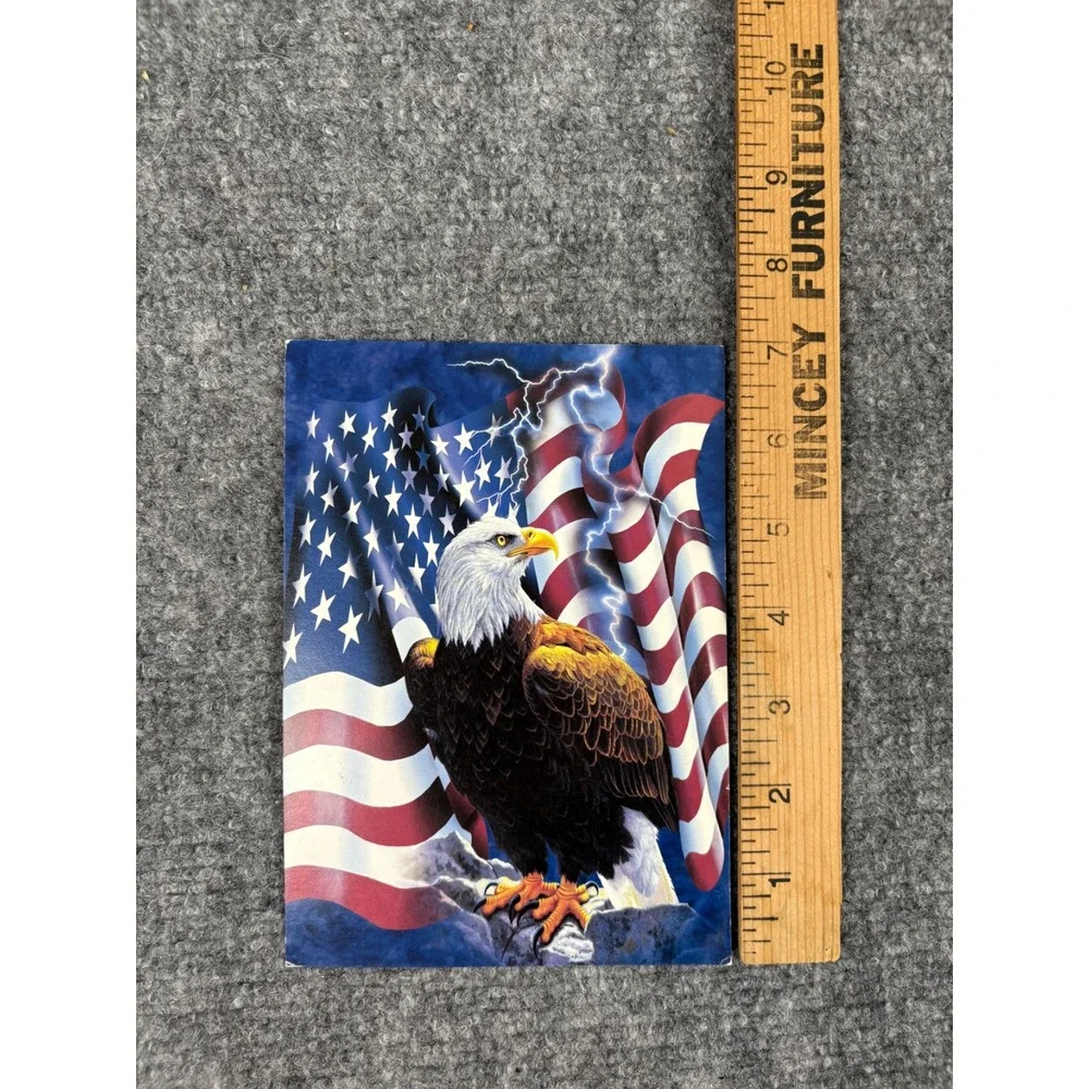 Tree-Free Greetings Patriotic Unity Card Series Set Eagle‎ Horses USA Flag 9/11
